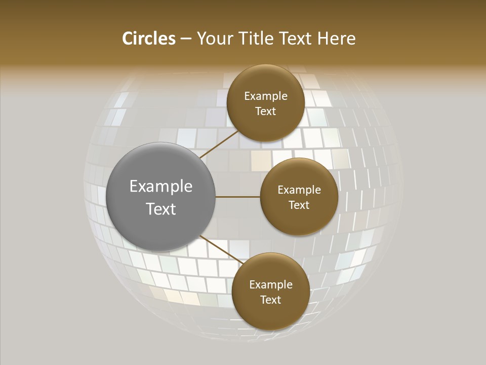 Nightlife Round Night PowerPoint Template