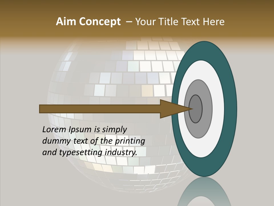 Nightlife Round Night PowerPoint Template