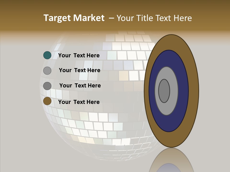 Nightlife Round Night PowerPoint Template