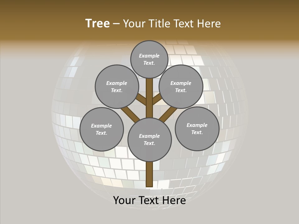 Nightlife Round Night PowerPoint Template