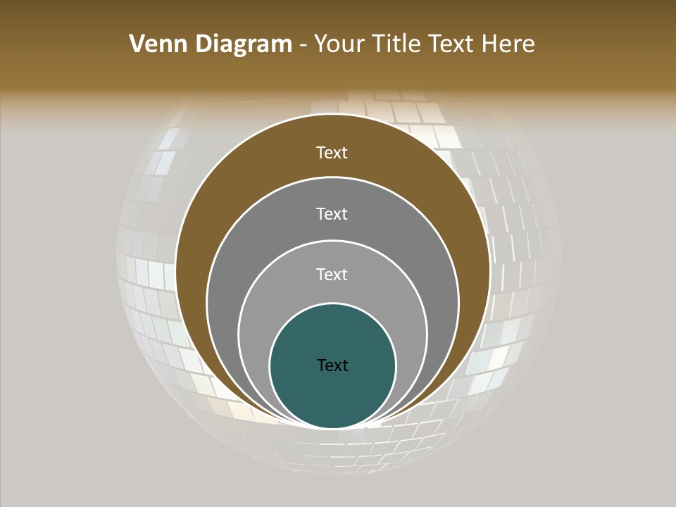 Nightlife Round Night PowerPoint Template