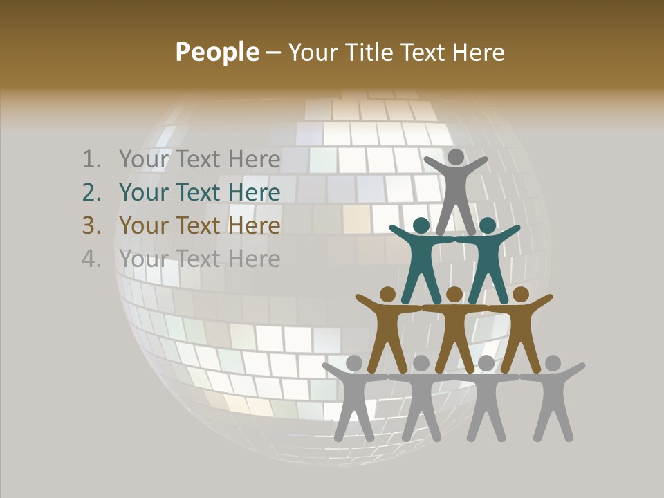 Nightlife Round Night PowerPoint Template