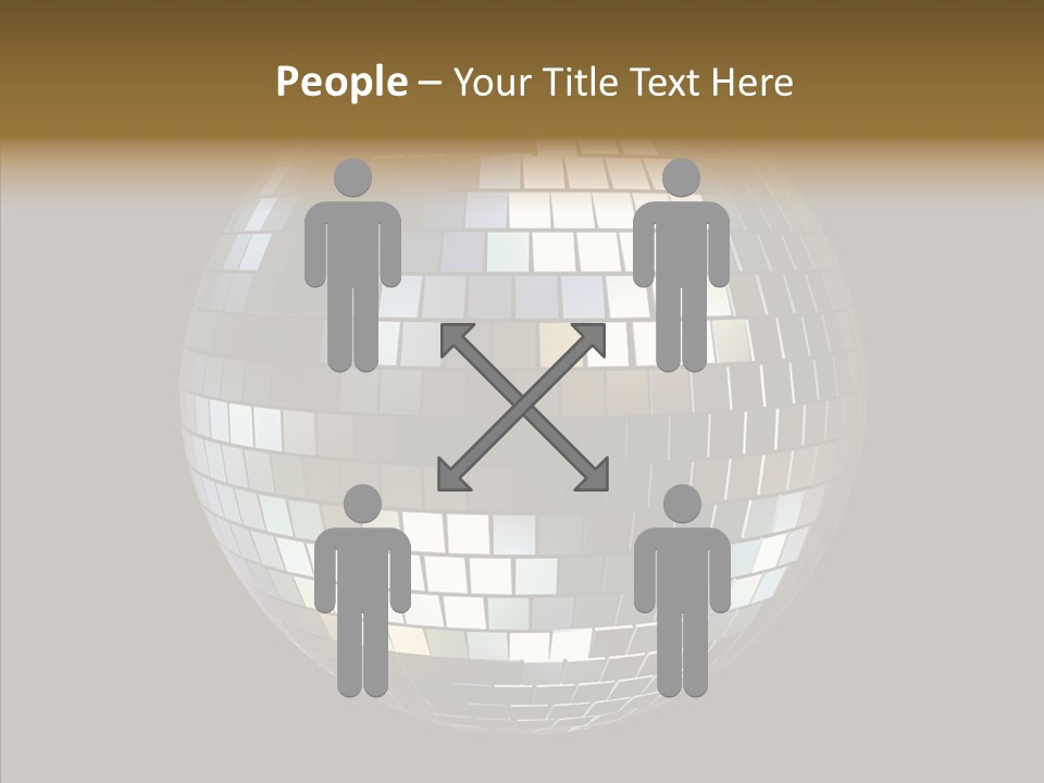 Nightlife Round Night PowerPoint Template