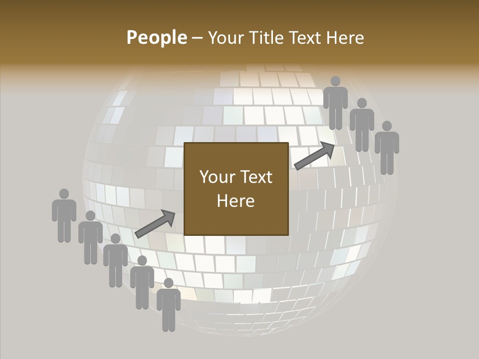 Nightlife Round Night PowerPoint Template