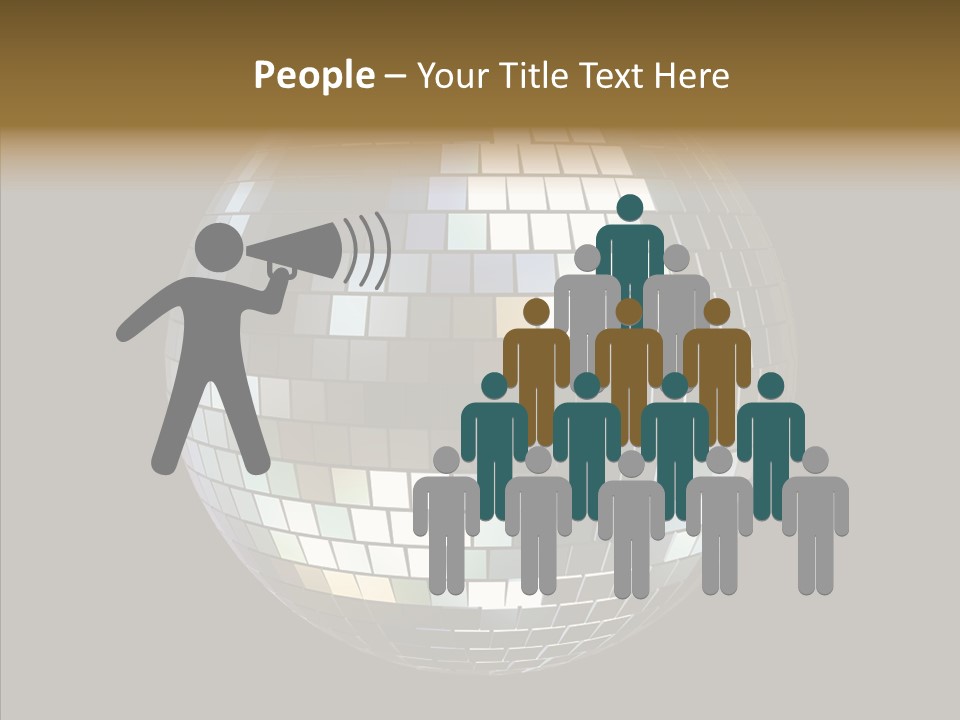 Nightlife Round Night PowerPoint Template