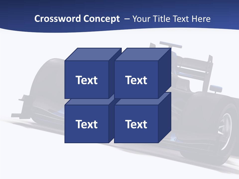 Isolated Automobile Super PowerPoint Template