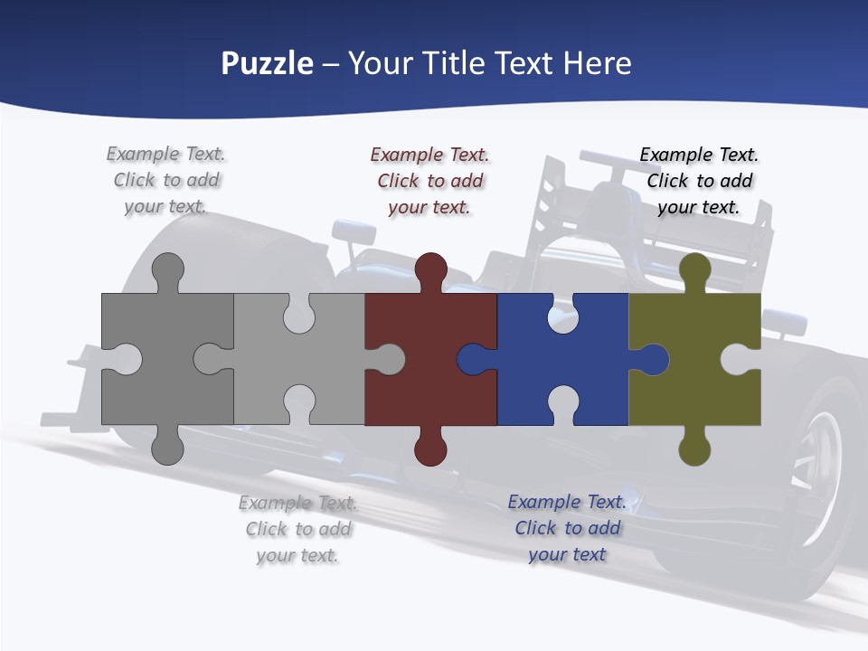 Isolated Automobile Super PowerPoint Template