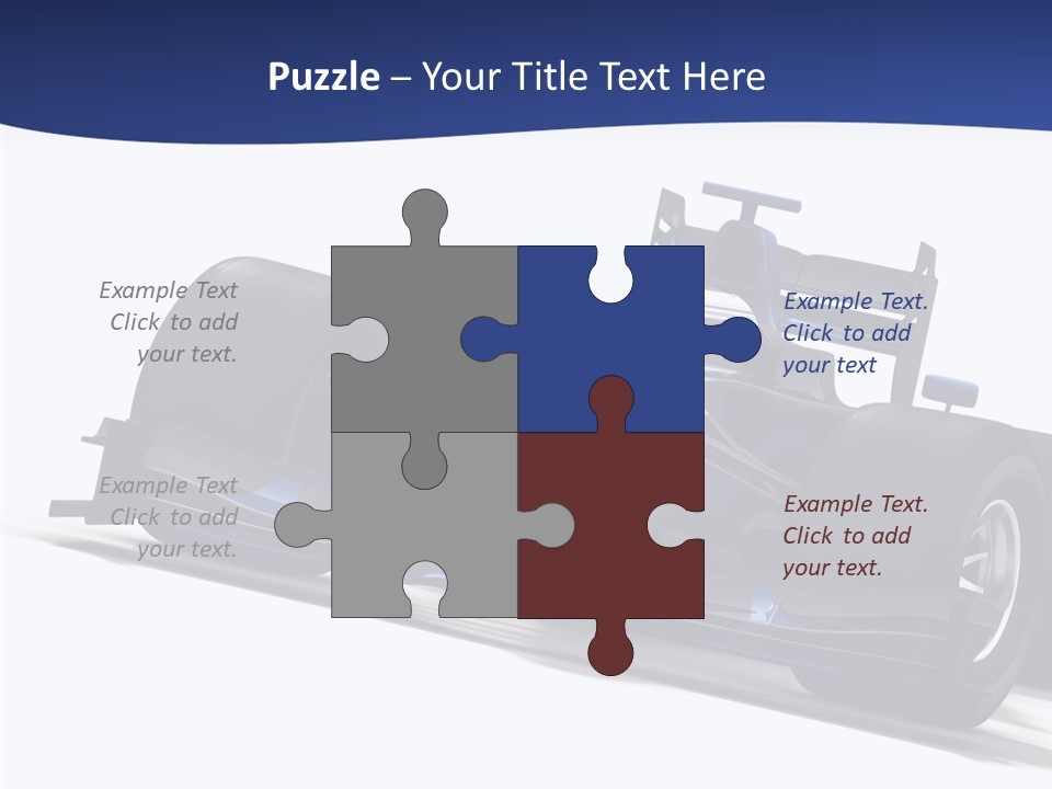 Isolated Automobile Super PowerPoint Template