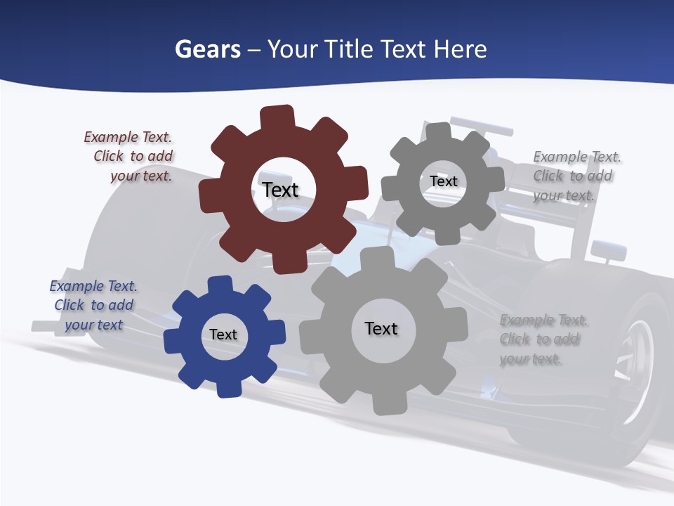 Isolated Automobile Super PowerPoint Template