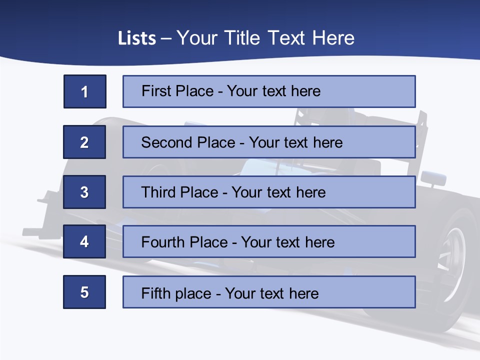 Isolated Automobile Super PowerPoint Template