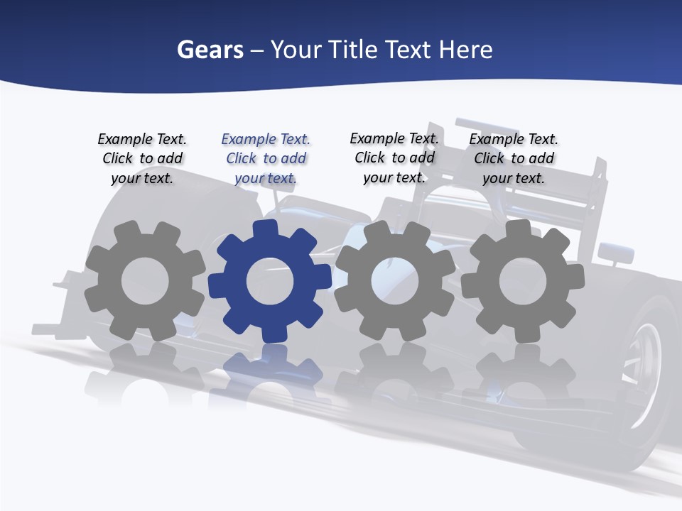 Isolated Automobile Super PowerPoint Template