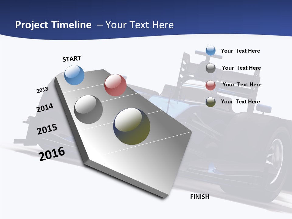 Isolated Automobile Super PowerPoint Template