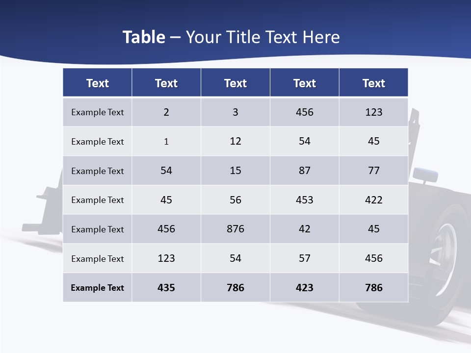 Isolated Automobile Super PowerPoint Template