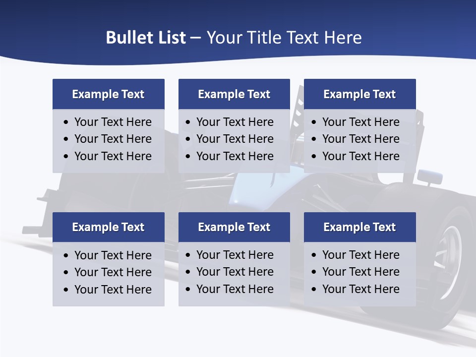 Isolated Automobile Super PowerPoint Template