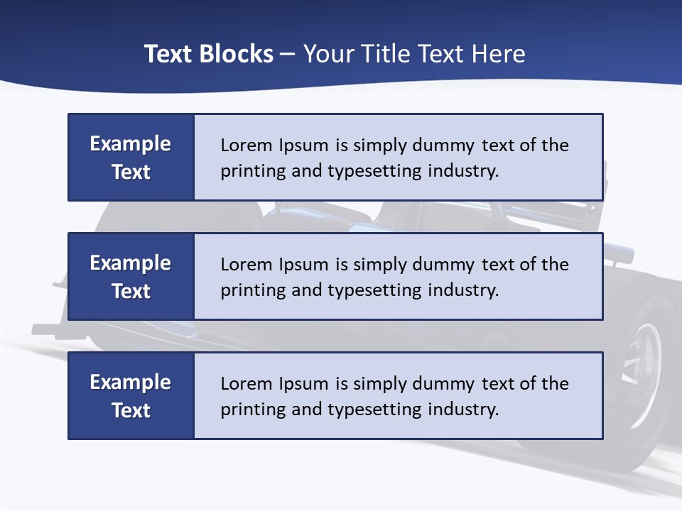 Isolated Automobile Super PowerPoint Template