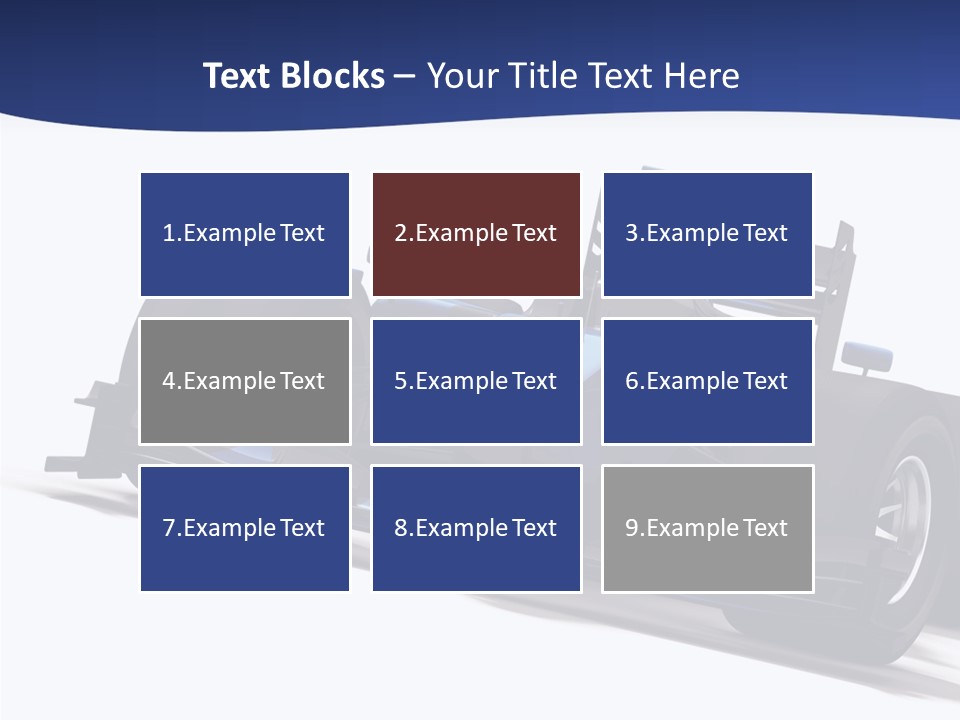 Isolated Automobile Super PowerPoint Template