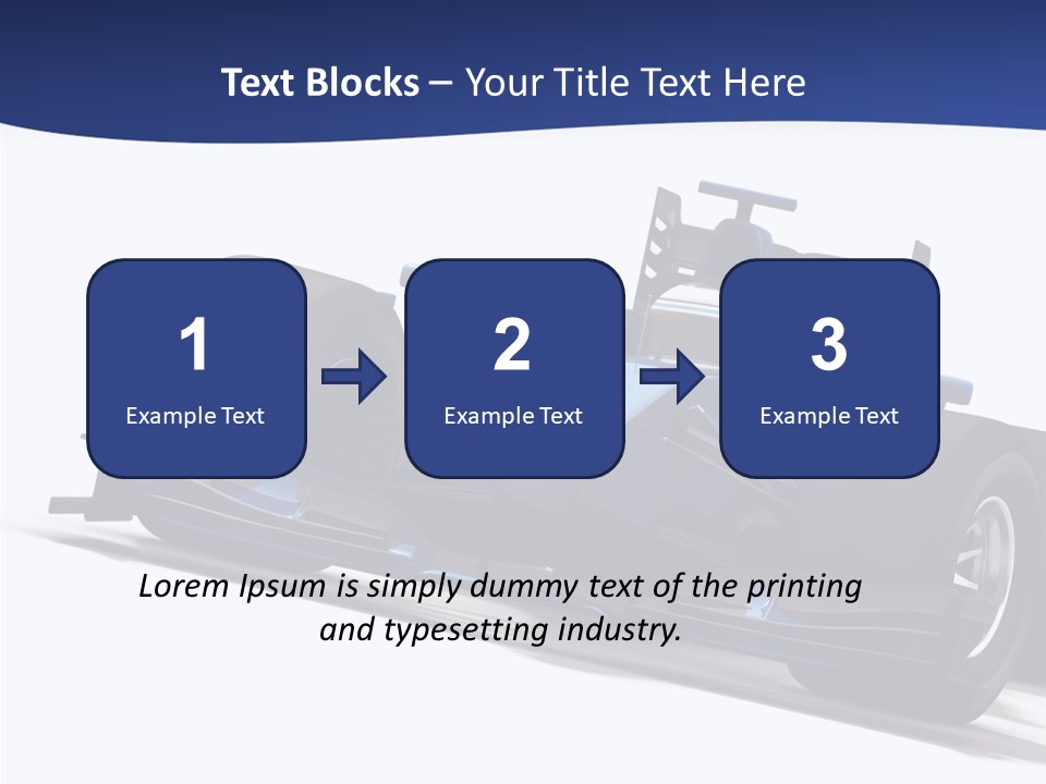 Isolated Automobile Super PowerPoint Template