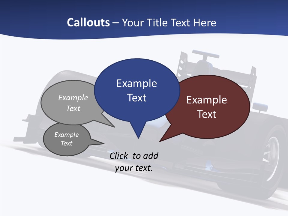 Isolated Automobile Super PowerPoint Template