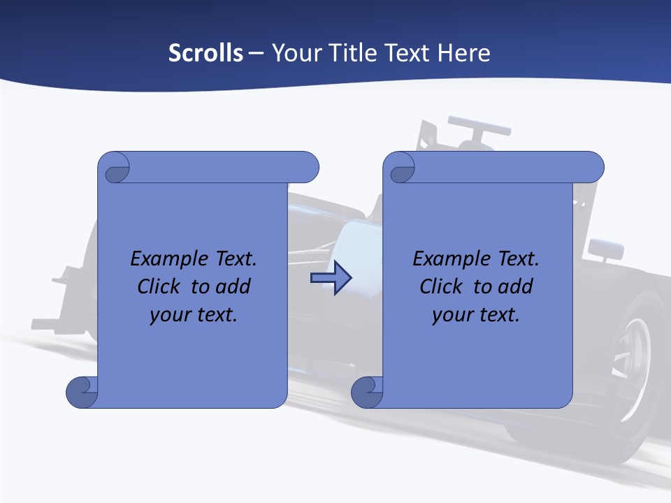 Isolated Automobile Super PowerPoint Template