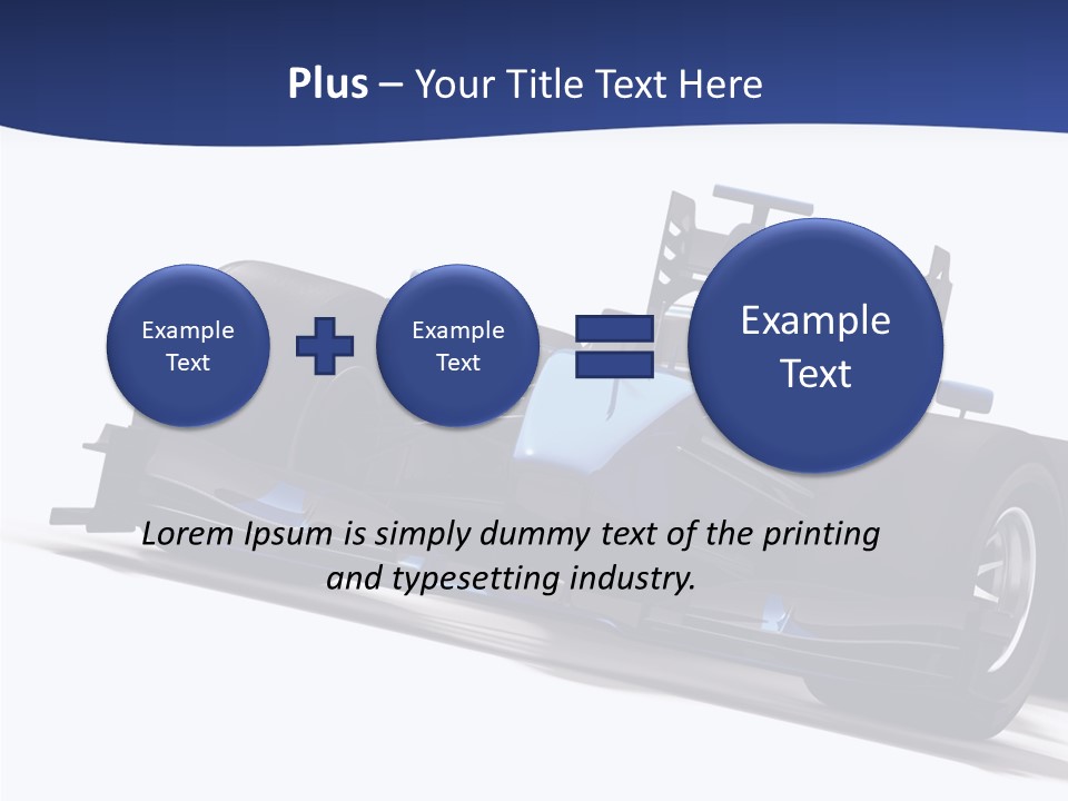 Isolated Automobile Super PowerPoint Template