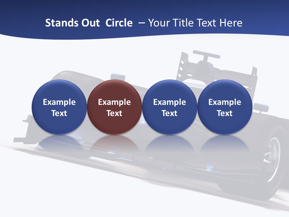 Isolated Automobile Super PowerPoint Template