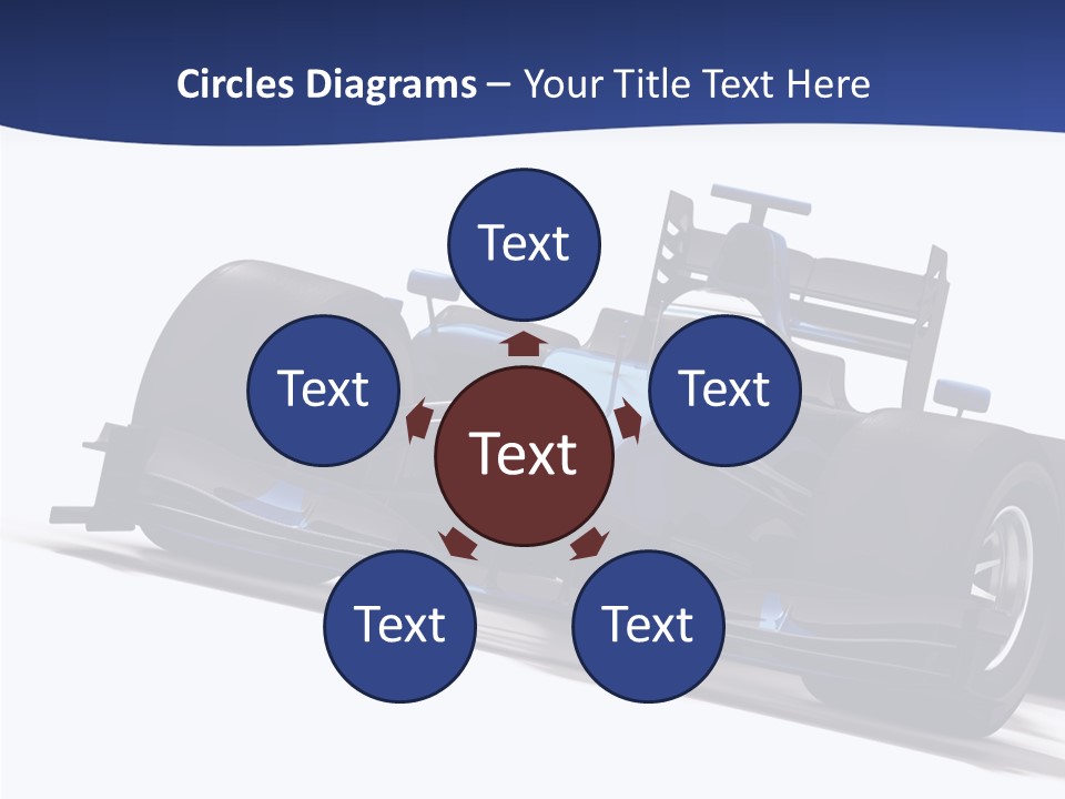 Isolated Automobile Super PowerPoint Template