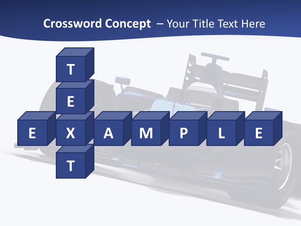 Isolated Automobile Super PowerPoint Template