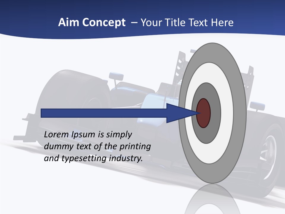 Isolated Automobile Super PowerPoint Template