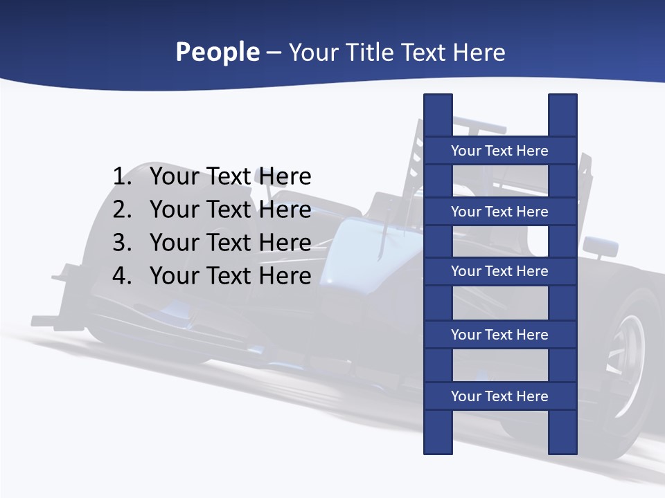 Isolated Automobile Super PowerPoint Template