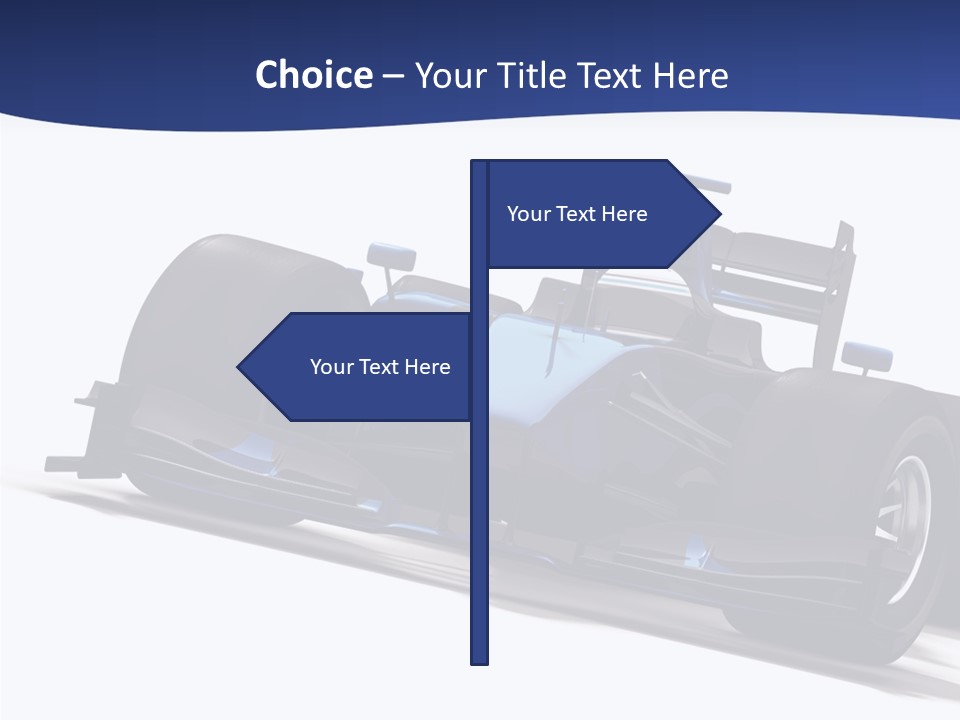 Isolated Automobile Super PowerPoint Template