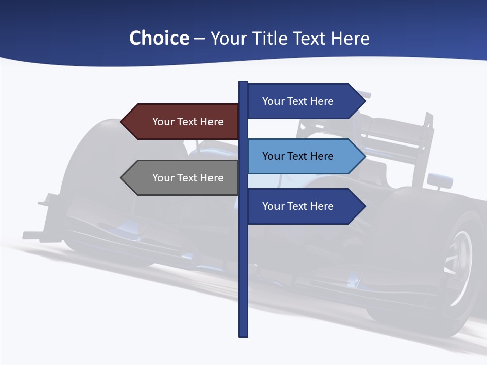 Isolated Automobile Super PowerPoint Template