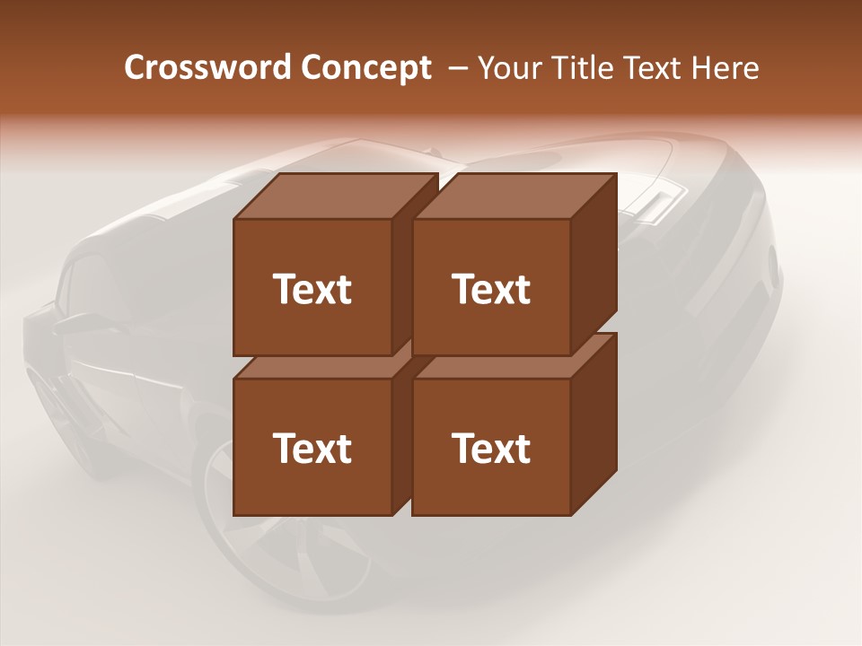 Isolated Automobile Super PowerPoint Template