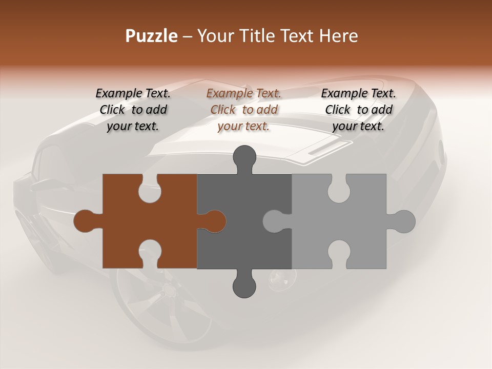 Isolated Automobile Super PowerPoint Template