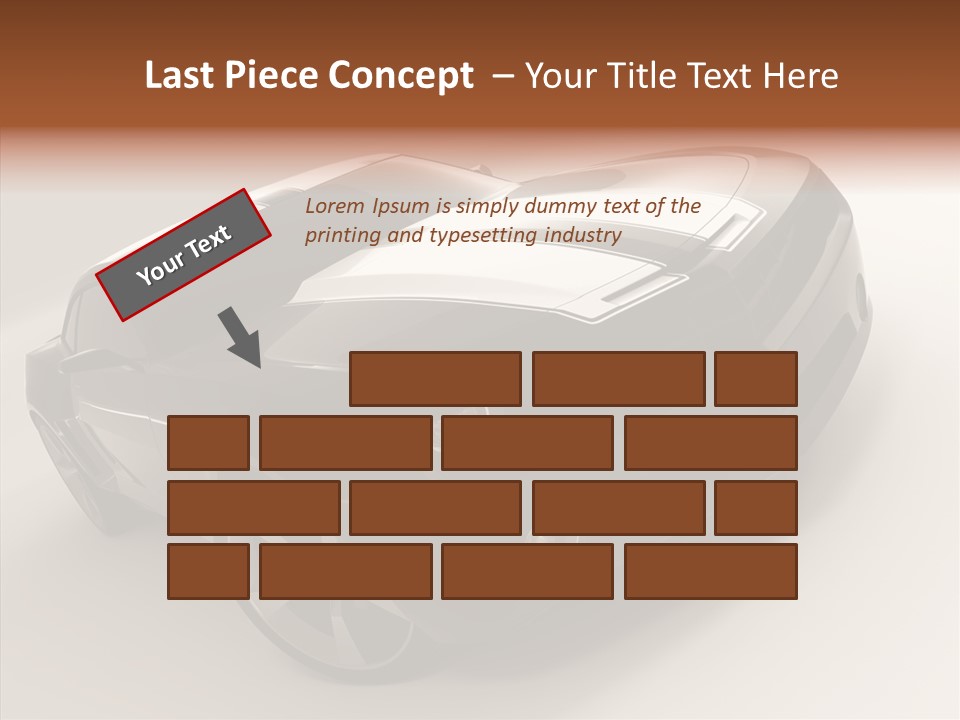 Isolated Automobile Super PowerPoint Template