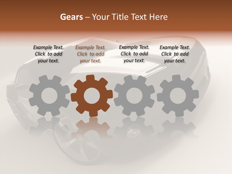 Isolated Automobile Super PowerPoint Template