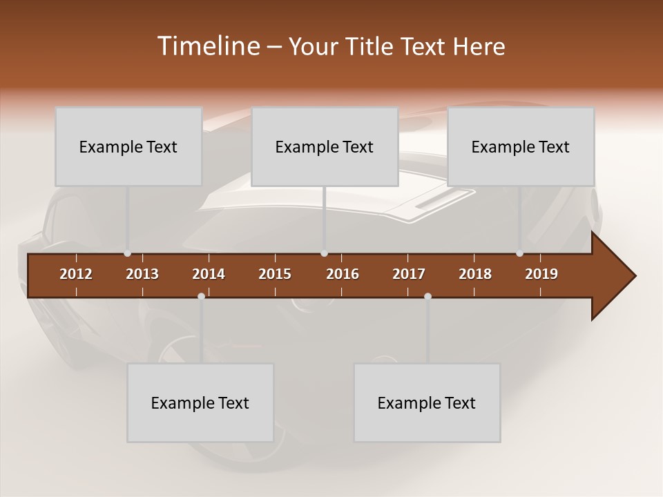 Isolated Automobile Super PowerPoint Template