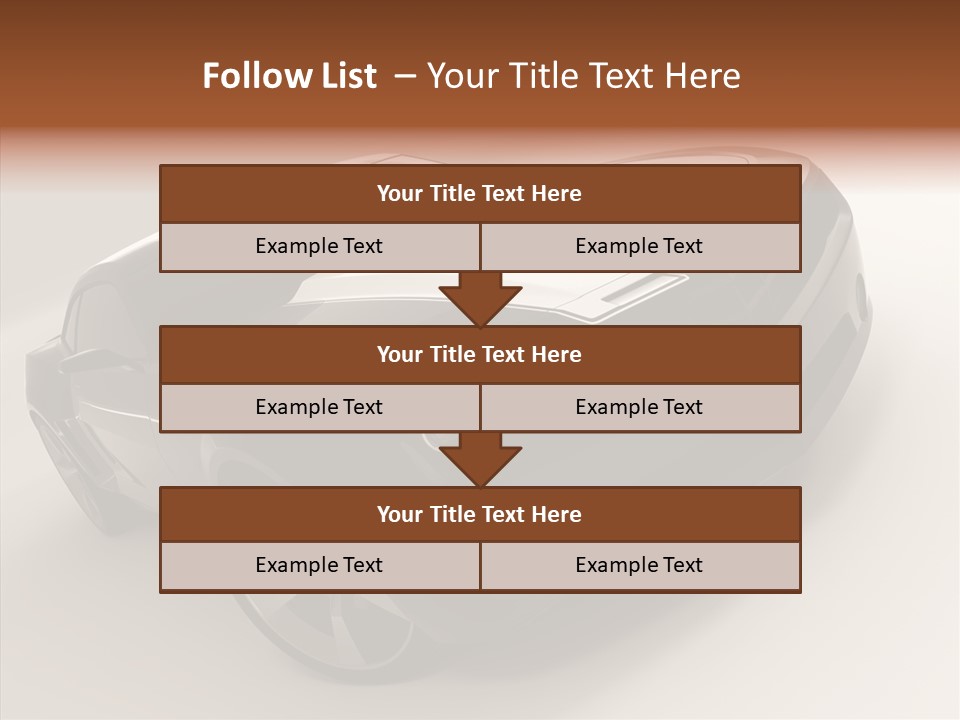 Isolated Automobile Super PowerPoint Template