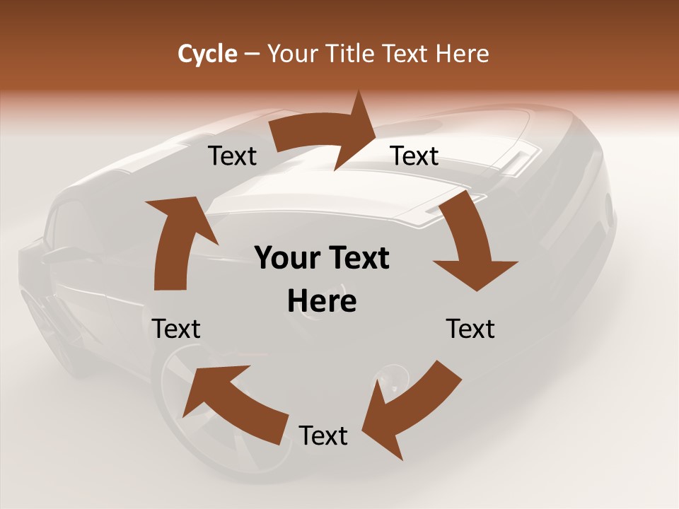 Isolated Automobile Super PowerPoint Template