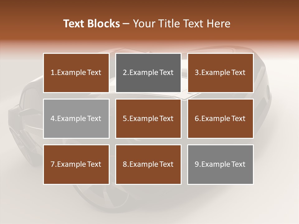 Isolated Automobile Super PowerPoint Template