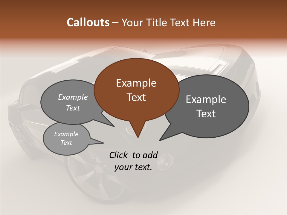 Isolated Automobile Super PowerPoint Template