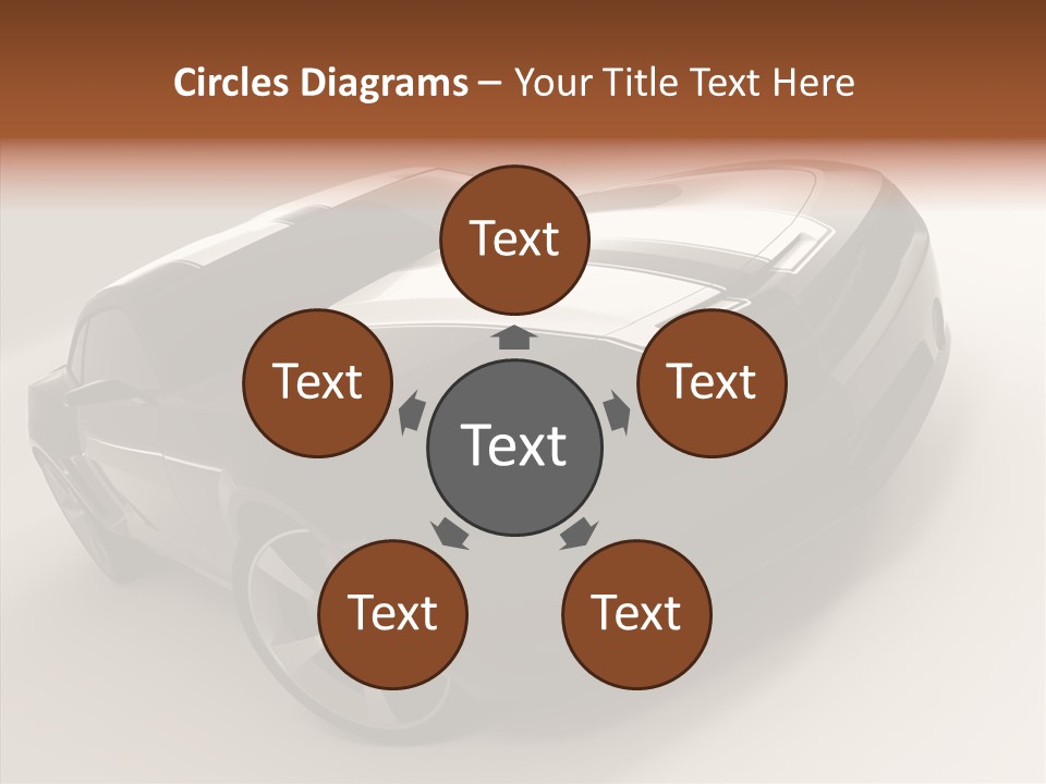 Isolated Automobile Super PowerPoint Template