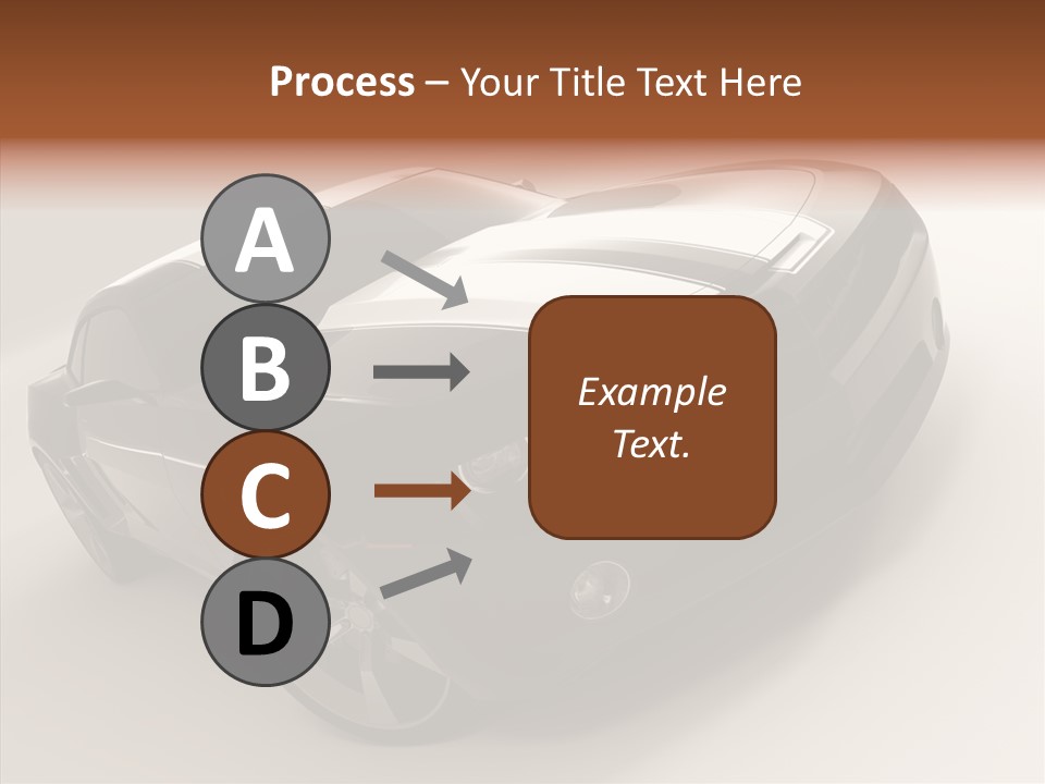 Isolated Automobile Super PowerPoint Template