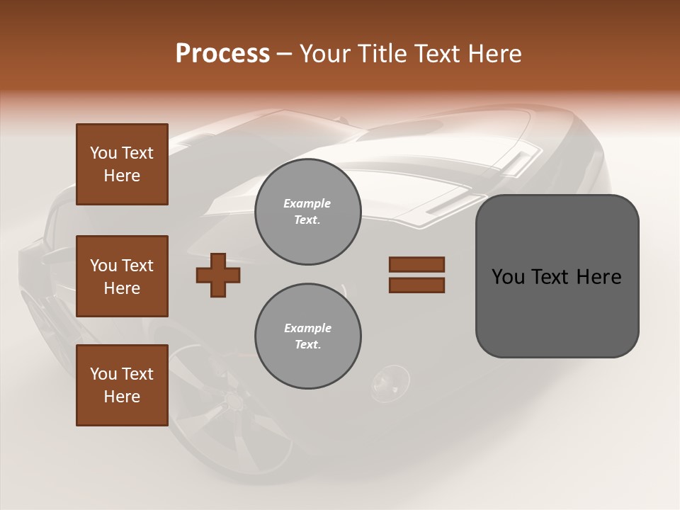 Isolated Automobile Super PowerPoint Template