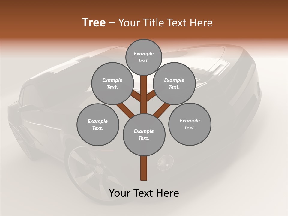 Isolated Automobile Super PowerPoint Template