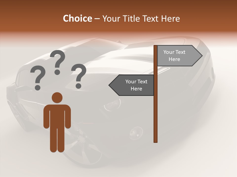 Isolated Automobile Super PowerPoint Template