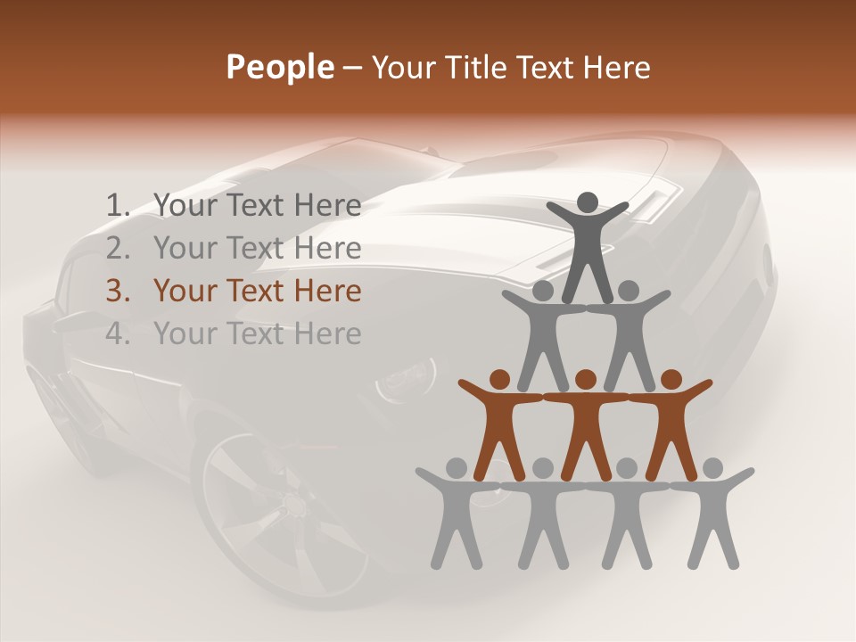 Isolated Automobile Super PowerPoint Template