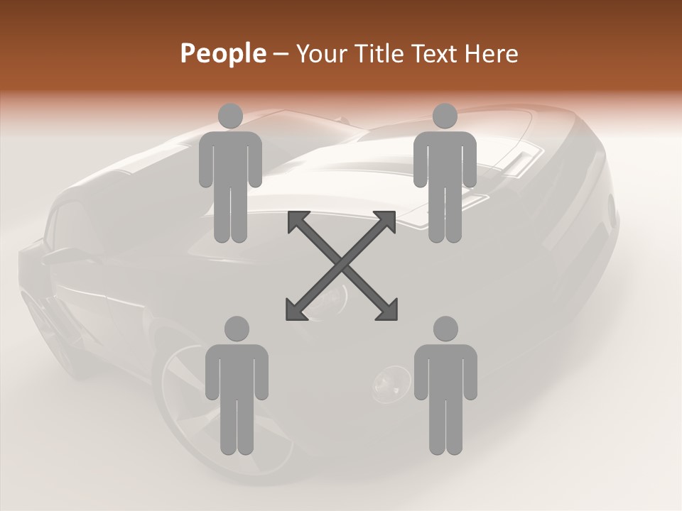 Isolated Automobile Super PowerPoint Template
