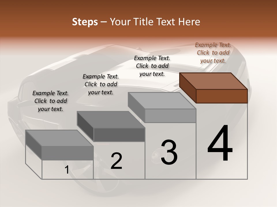 Isolated Automobile Super PowerPoint Template