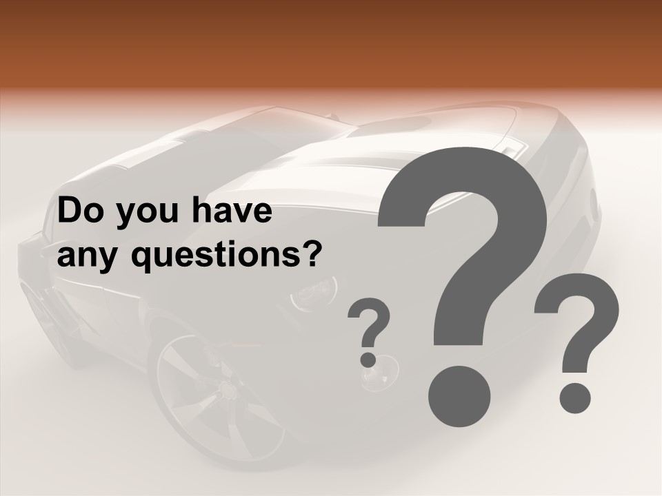 Isolated Automobile Super PowerPoint Template