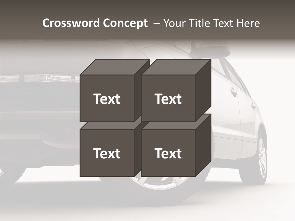 Performance Vehicle Drive PowerPoint Template